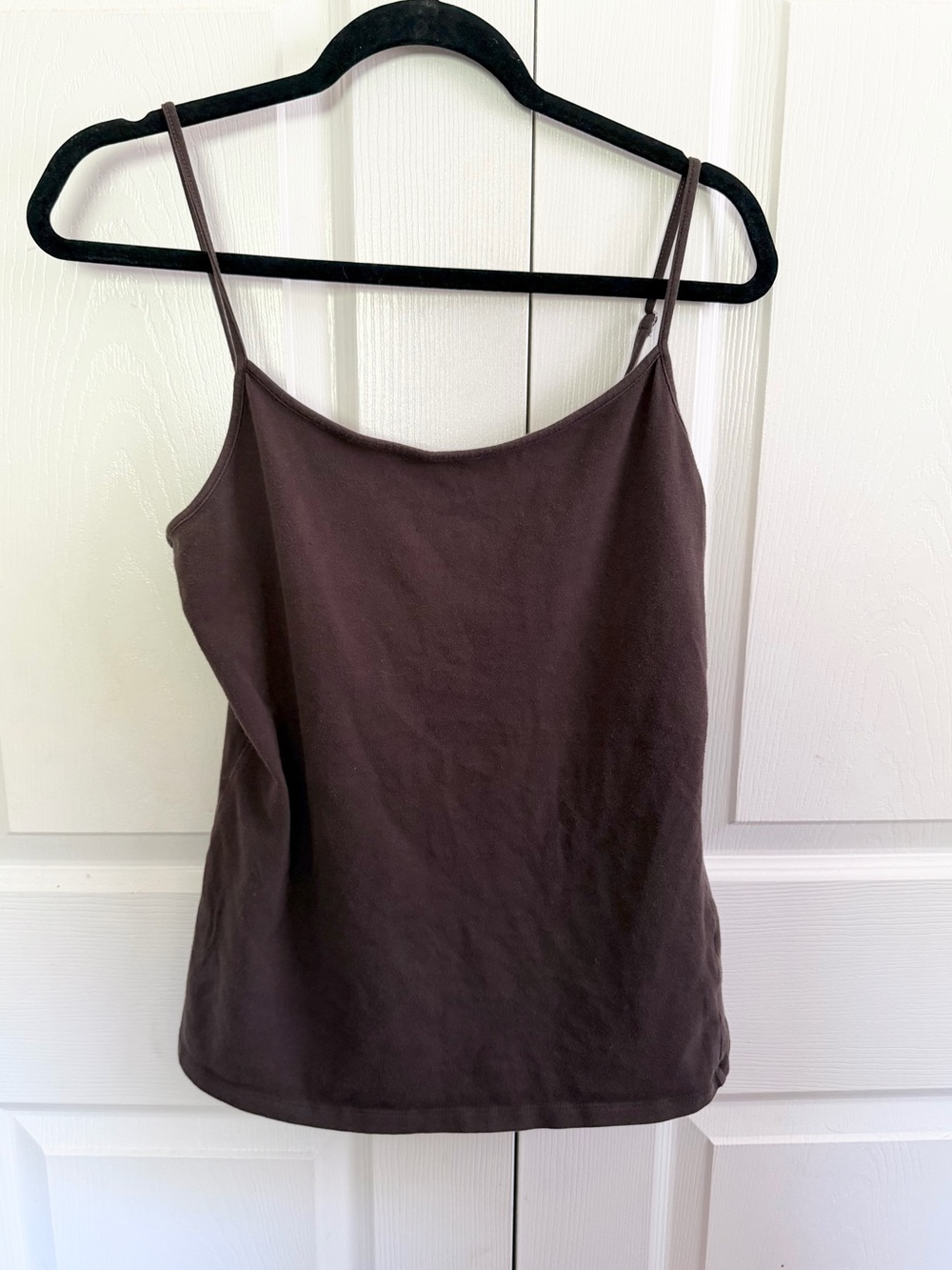 5 for $25! Preview International Brown Spaghetti Strap Camisole